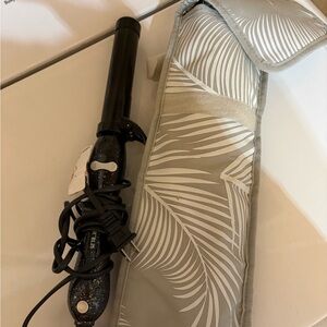 The Beachwaver Co. Black Hair Styling Tool with Gray Case